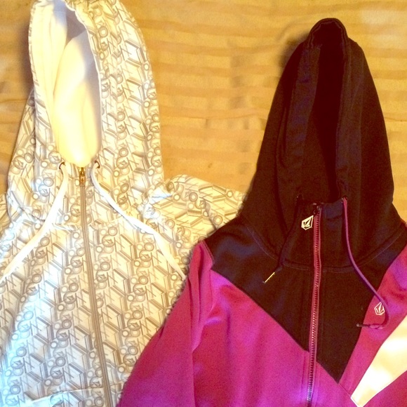 Volcolm zip up jackets!