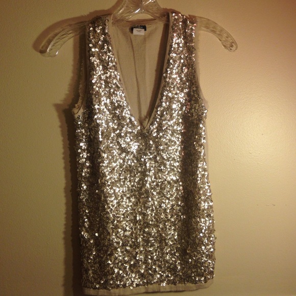 JCrew gold top