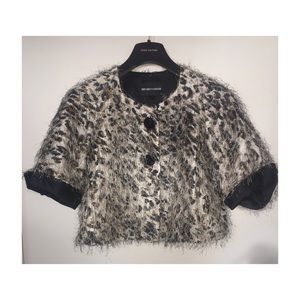 Emporio Armani Fringe Crop Jacket