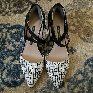 French Connection LEATHER  Pointed toe high heels