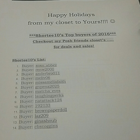 Happy Holidays-Top Chart of 2016. - Picture 2 of 2