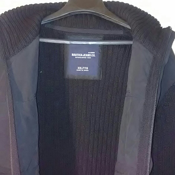 NAUTICA MEN'S SWEATER JACKET - Picture 2 of 4