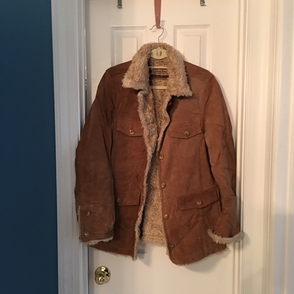 columbia suede jacket