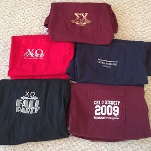 Sorority/fraternity tshirts