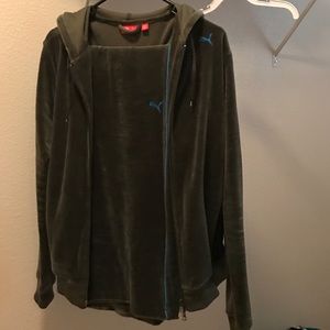 Puma velour tracksuit.