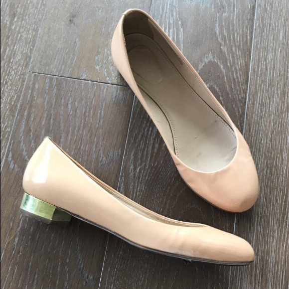 JCrew Janey Flat with Golden Heels - Picture 1 of 2