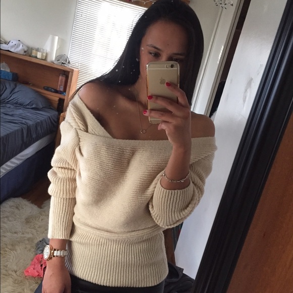 Off the Shoulder Sweater