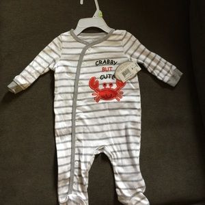 Crabby But Cute! 🦀 Onesie Jammies