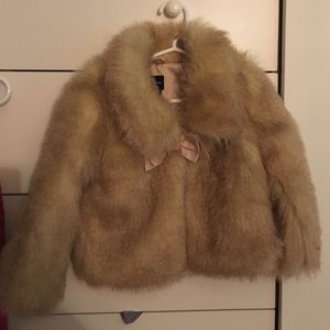 Baby GAP Faux fur jacket