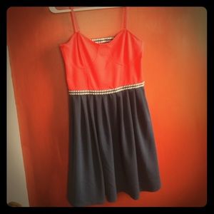 Red white and blue sundress