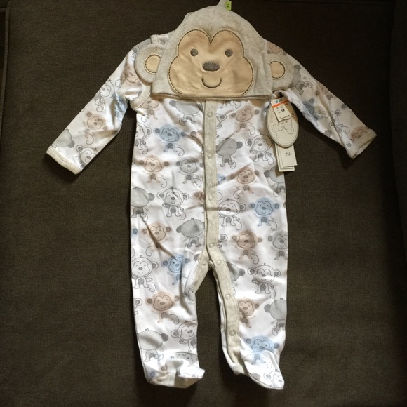 Adorable 🐒 Monkey bodysuit with hat!