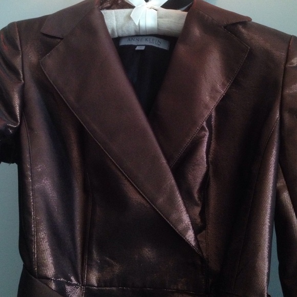 Anne Klein
Copper Belted Lapel Trench Coat - Picture 2 of 5