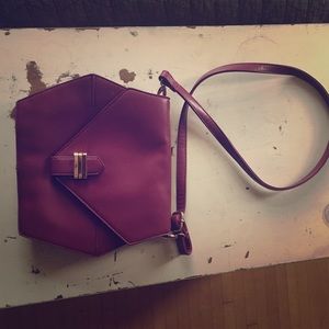 Burgundy purse