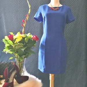Royal blue NWT office dress 👗 FREE NECKLACE!