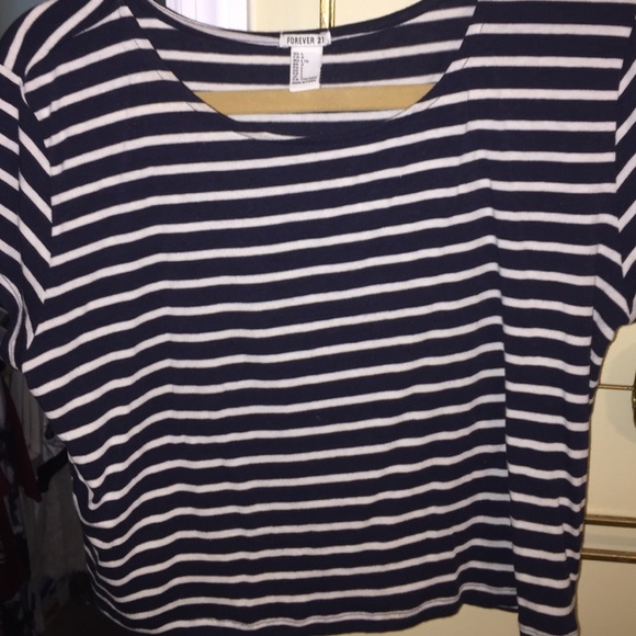Stripped crop top