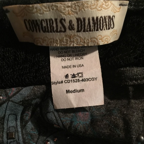 🛍Cowgirls and diamonds fringe blouse - Picture 4 of 4