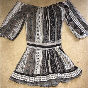 Off the shoulder dress