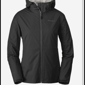 Black Eddie Bauer Rain Jacket