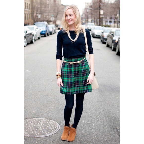 NWT J.Crew Popular Tartan Mini Skirt
