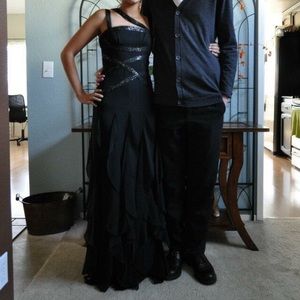 Black Mermaid style dress