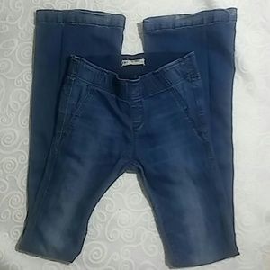 Free People Skinny Pull On Hippy Fit Flare Jeans
