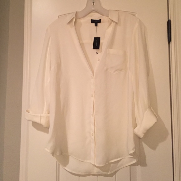 The Limited off-white blouse
