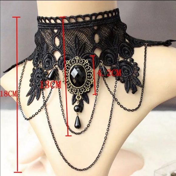 NEW black choker - Picture 4 of 4