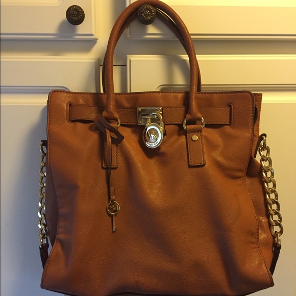 Michael Kors Saffiano Hamilton East West Satchel