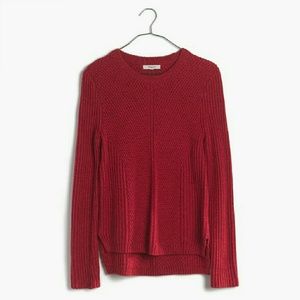 Madewell Hexcomb Texture Sweater Sz XL
