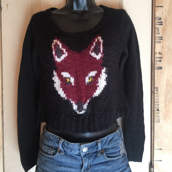 Forever 21 Fox Sweater - Picture 1 of 2