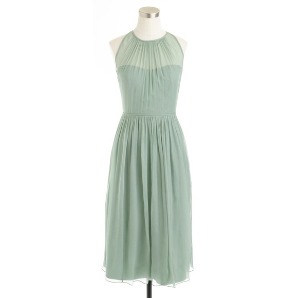 J Crew Megan bridesmaid dress in dusty shale