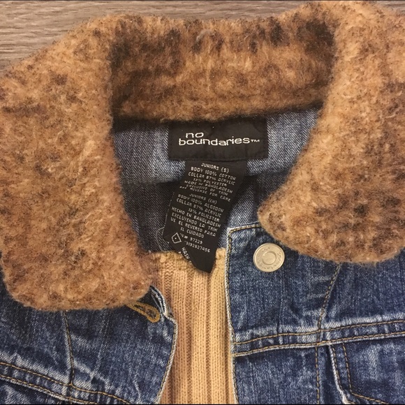 Denim with Faux Fur Jacket - Picture 2 of 2