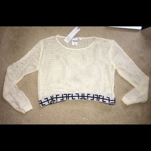 LF crop top sweater
