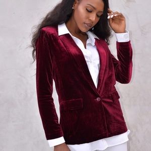 Velvet blazer