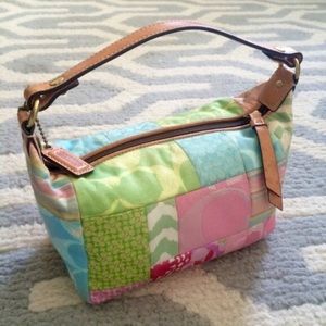 Coach Signature Patchwork Pouch Mini Bag
