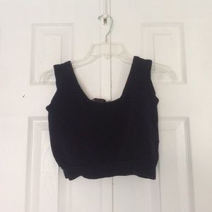 Navy Blue Crop top