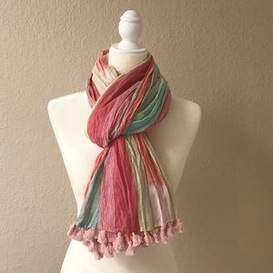 Michael Stars Striped Scarf