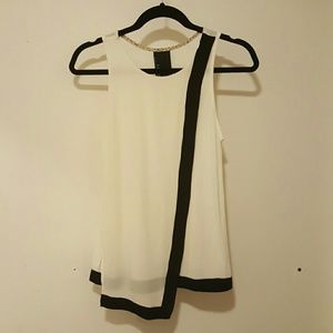 Anthropologie dolan silk overlay tank