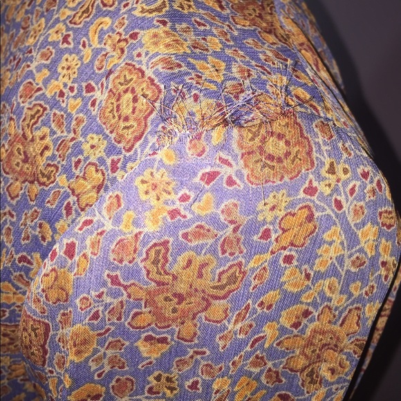 Vintage Beaded Blue Floral Jacket Size XS - Picture 7 of 7