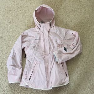 Columbia pale pink jacket
