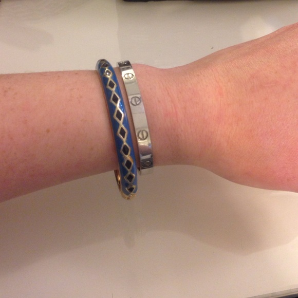 Blue & Gold Bangle