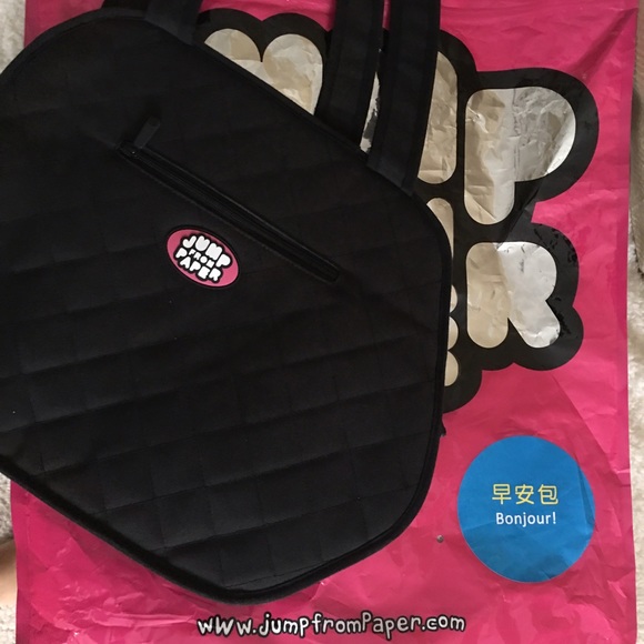 Bonjour Jump from Paper - Tote Bag Purse - Picture 5 of 7