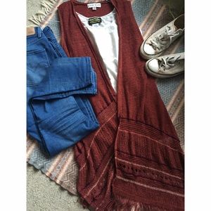 Knox Rose long sweater vest size XS