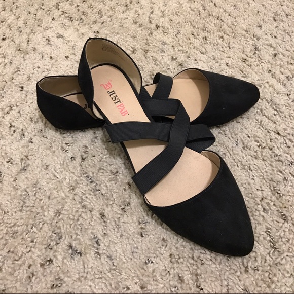 JustFab Suede Ballet flats