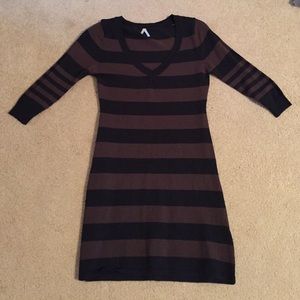 Stretchy sweater dress