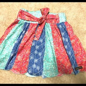 Matilda Jane girls' floral scalloped skirt