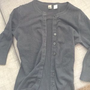 Black cardigan