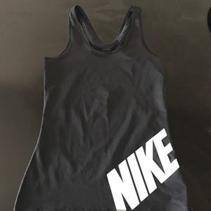 Nike black workout tank size small