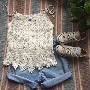 Crochet tank size L