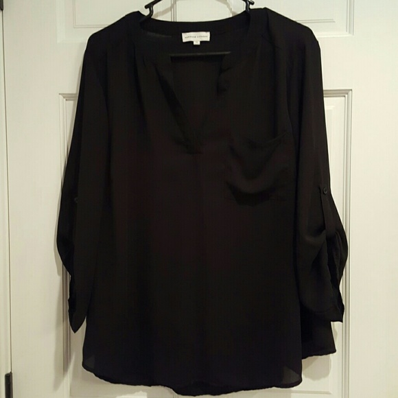 Black sheer top